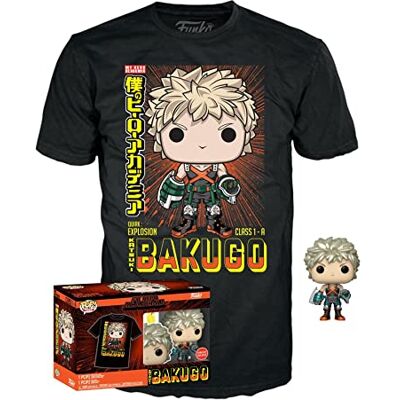 Funko MY HERO ACADEMIA Booble Head POP N° 249 Bakugo (MT) +T-shirt (L) Funko MY HERO ACADEMIA Booble Head POP N° 249 Bakugo (MT) +T-shirt (L)