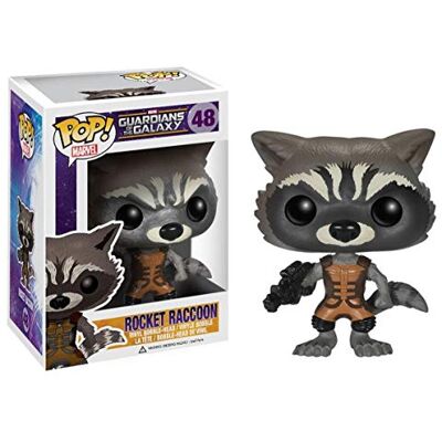 Funko Bobugt026 Figurine Cinéma Guardians of The Galaxy Pop Bobble Head 48 Rocket Raccoon! Funko Bobugt026 Figurine Cinéma Guardians of The Galaxy Pop Bobble Head 48 Rocket Raccoon!