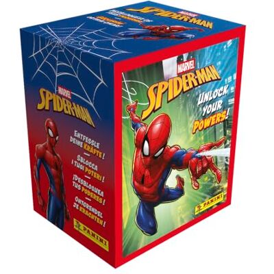 Panini Spider-Man Lot de 36 paquets d'autocollants Unlock Your Powers Panini Spider-Man Lot de 36 paquets d'autocollants Unlock Your Powers