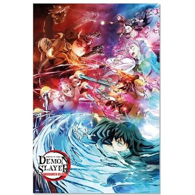 Grupo Erik Poster Demon Slayer Le Village des Forgerons Deco Maison Grupo Erik Poster Demon Slayer Le Village des Forgerons Deco Maison