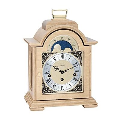 Hermle 22864-050340 Horloge de table classique Chêne clair - Horloge de table Hermle 22864-050340 Horloge de table classique Chêne clair - Horloge de table