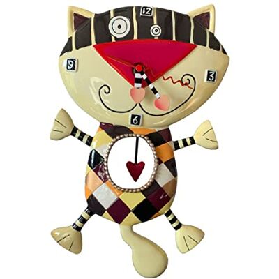 Enesco C602 Horloge - Décoration Chat en Résine Enesco C602 Horloge - Décoration Chat en Résine