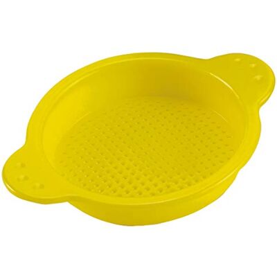 Hape Jouet Tamis Sable Jaune Jouet de Plage dès 18 mois Spécial Découverte et Créativité de l'Enfant Sans Phtalates et Résistant aux UV Hape Jouet Tamis Sable Jaune Jouet de Plage dès 18 mois Spécial Découverte et Créativité de l'Enfant Sans Phtalates et Résistant aux UV