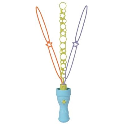 Simba Bubble Fun Triple, mécanisme de pliage, bulles de savon, différentes tailles, 120 ml, 37 cm, à partir de 3 ans Simba Bubble Fun Triple, mécanisme de pliage, bulles de savon, différentes tailles, 120 ml, 37 cm, à partir de 3 ans