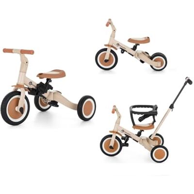 Petite&Mars Tricycle turbo multifonctionnel 5 en 1, vélo d’apprentissage, sans pédales, à pousser, sable du désert Petite&Mars Tricycle turbo multifonctionnel 5 en 1, vélo d’apprentissage, sans pédales, à pousser, sable du désert