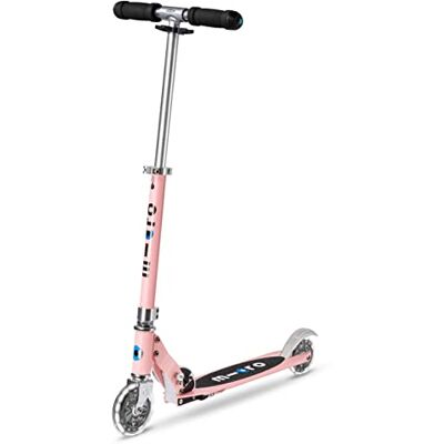 Micro ® Sprite LED Trottinette à 2 roues pour enfants Trottinette et poignées pliables Roues avec éclairage LED Légère et réglable en hauteur 5-12 ans Micro ® Sprite LED Trottinette à 2 roues pour enfants Trottinette et poignées pliables Roues avec éclairage LED Légère et réglable en hauteur 5-12 ans