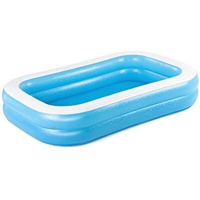 Bestway 54006 Piscine gonflable rectangulaire familiale translucide 262 x 175 x 51 cm (1 unité) Bestway 54006 Piscine gonflable rectangulaire familiale translucide 262 x 175 x 51 cm (1 unité)