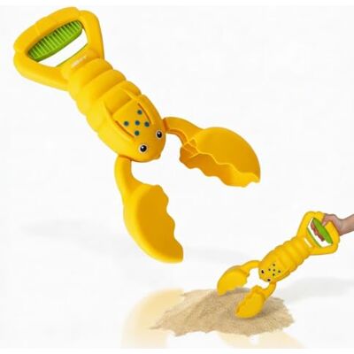 alldoro 60178 Sable Snapper Pelle à une main en plastique Motif crabe Pour enfants à partir de 3 ans Longueur 34,5 cm Jaune alldoro 60178 Sable Snapper Pelle à une main en plastique Motif crabe Pour enfants à partir de 3 ans Longueur 34,5 cm Jaune