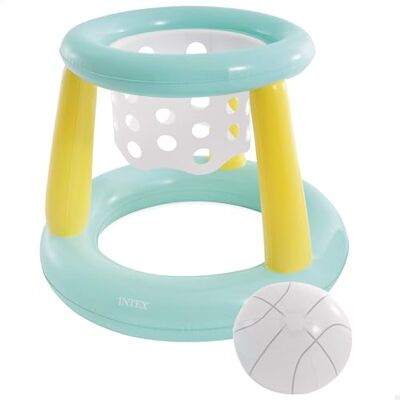 Intex Jeu gonflable de basket-ball aquatique, anneau flottant, mini panier pour enfant, avec ballon gonflable, pour piscine, jouet d'eau, kit de réparation, +6 ans Intex Jeu gonflable de basket-ball aquatique, anneau flottant, mini panier pour enfant, avec ballon gonflable, pour piscine, jouet d'eau, kit de réparation, +6 ans