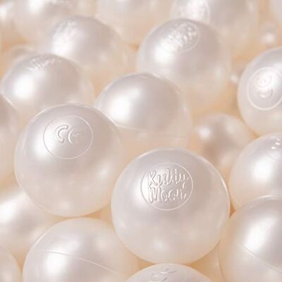 KiddyMoon 200/6Cm ∅ Balles Colorées Plastique Pour Piscine Enfant Bébé Fabriqué En EU, Perle KiddyMoon 200/6Cm ∅ Balles Colorées Plastique Pour Piscine Enfant Bébé Fabriqué En EU, Perle