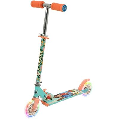Disney Moana Trottinette lumineuse à 2 roues Sous licence officielle unisexe Trottinette pliable et réglable à deux roues pour enfants À partir de 5 ans Disney Moana Trottinette lumineuse à 2 roues Sous licence officielle unisexe Trottinette pliable et réglable à deux roues pour enfants À partir de 5 ans