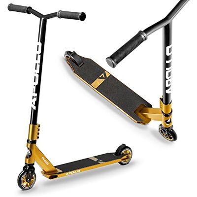 Apollo Genius Pro Trottinette Stunt pour enfant à partir de 6 ans, robuste, avec roulement à billes ABEC 9, trottinette acrobatique puissante, idéale également comme trottinette de ville Apollo Genius Pro Trottinette Stunt pour enfant à partir de 6 ans, robuste, avec roulement à billes ABEC 9, trottinette acrobatique puissante, idéale également comme trottinette de ville