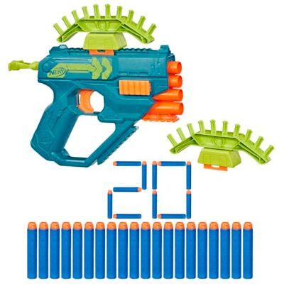 Nerf Rebel Ops Ammohawk, blaster avec 20 fléchettes en mousse Elite et 2 boucliers pare-fléchettes, cadeaux, jouets pour enfants, dès 8 ans Nerf Rebel Ops Ammohawk, blaster avec 20 fléchettes en mousse Elite et 2 boucliers pare-fléchettes, cadeaux, jouets pour enfants, dès 8 ans