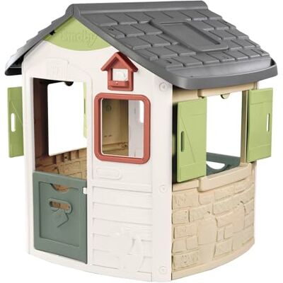 Smoby Life Maison Jura Lodge Portillons à l'Avant et à l'Arrière Mangeoire à Oiseaux Traitée Anti-UV Matière Recyclée A Partir de 2 Ans Fabrication Française Smoby Life Maison Jura Lodge Portillons à l'Avant et à l'Arrière Mangeoire à Oiseaux Traitée Anti-UV Matière Recyclée A Partir de 2 Ans Fabrication Française