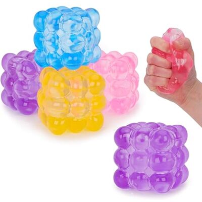 Toyland ® 5 cm (2") Cube à bulles anti-stress 4 couleurs assorties 1 couleur aléatoire Balle anti-stress et jouet sensoriel pour enfants et adultes Dès 3 ans Toyland ® 5 cm (2") Cube à bulles anti-stress 4 couleurs assorties 1 couleur aléatoire Balle anti-stress et jouet sensoriel pour enfants et adultes Dès 3 ans