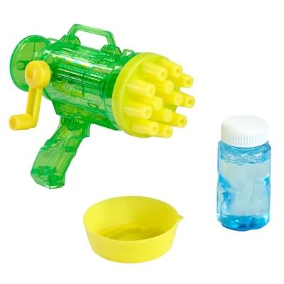 Simba Bubble Fun Pistolet à sabot 30 ml pour enfants à partir de 3 ans, 14 x 12 cm, 107286169 Simba Bubble Fun Pistolet à sabot 30 ml pour enfants à partir de 3 ans, 14 x 12 cm, 107286169