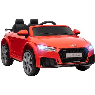 HOMCOM Voiture Électrique Enfant Audi TT RS 12V 30W Télécommande 2,4G Rouge HOMCOM Voiture Électrique Enfant Audi TT RS 12V 30W Télécommande 2,4G Rouge