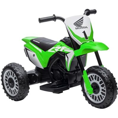 HOMCOM Moto Cross Électrique pour Enfant Licence Honda CRF450RL 6V Vert HOMCOM Moto Cross Électrique pour Enfant Licence Honda CRF450RL 6V Vert