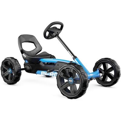 BERG Reppy Blue Go-Kart à pédales pour enfants de 2,5 à 6 ans Siège réglable Axe oscillant stable Roues EVA anti-crevaison Cadre léger et résistant BERG Reppy Blue Go-Kart à pédales pour enfants de 2,5 à 6 ans Siège réglable Axe oscillant stable Roues EVA anti-crevaison Cadre léger et résistant