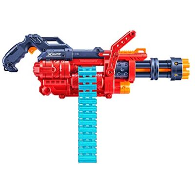 XSHOT X-Shot Excel Omega Blaster avec chaîne à munitions et 96 fléchettes XSHOT X-Shot Excel Omega Blaster avec chaîne à munitions et 96 fléchettes