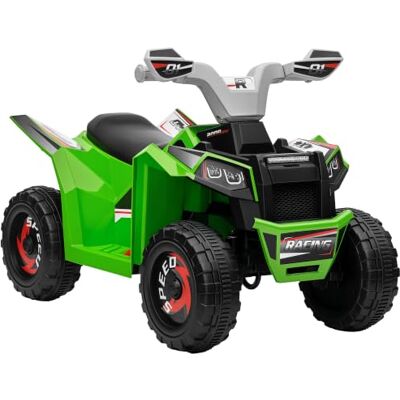HOMCOM Quad Électrique pour Enfants 6V 70L x 41,5l x 48,5H cm Vert HOMCOM Quad Électrique pour Enfants 6V 70L x 41,5l x 48,5H cm Vert