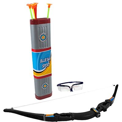 Blue Sky Set De Tir À l'arc - Jeu d'Adresse et de Plein Air 189094 Multicolore Plastique 52 cm x 21 cm Jouet Enfant Cible Flèches Arc À Partir de 6 Ans Blue Sky Set De Tir À l'arc - Jeu d'Adresse et de Plein Air 189094 Multicolore Plastique 52 cm x 21 cm Jouet Enfant Cible Flèches Arc À Partir de 6 Ans
