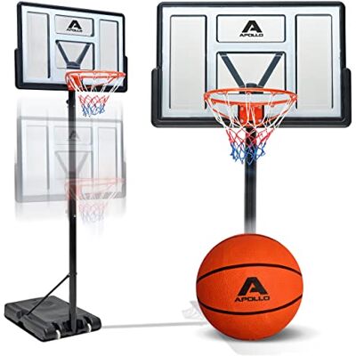 Apollo Panier de basket-ball avec support, roulettes Hauteur de panier réglable de 155 à 305 cm Panier de basket-ball d'extérieur complet Panier de basket-ball pour enfants Panier de Apollo Panier de basket-ball avec support, roulettes Hauteur de panier réglable de 155 à 305 cm Panier de basket-ball d'extérieur complet Panier de basket-ball pour enfants Panier de