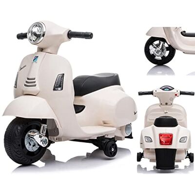 Sun Vespa Voiture Électrique Enfant 2 Ans 6V Blanc Sun Vespa Voiture Électrique Enfant 2 Ans 6V Blanc