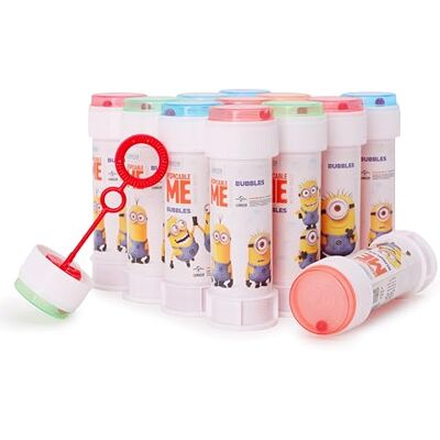 Toyland ® Lot de 12 Minion Bulles avec Baguettes, Solution de 60ml et Couvercle de Labyrinthe Fantaisie Jouets de Poche et de Fête Toyland ® Lot de 12 Minion Bulles avec Baguettes, Solution de 60ml et Couvercle de Labyrinthe Fantaisie Jouets de Poche et de Fête