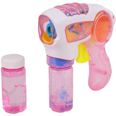 Blue Sky Pistolet À Bulles À Friction Bulles de Savon 048601 Couleur Aléatoire Lumineux Plastique 15 cm x 15 cm Jouet Enfant Jeu de Plein air Jeu D'Été À Partir de 3 ans Blue Sky Pistolet À Bulles À Friction Bulles de Savon 048601 Couleur Aléatoire Lumineux Plastique 15 cm x 15 cm Jouet Enfant Jeu de Plein air Jeu D'Été À Partir de 3 ans