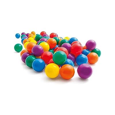 Intex - Fun Ballz - Multicolore - 100 pcs - Lot de balles Intex - Fun Ballz - Multicolore - 100 pcs - Lot de balles
