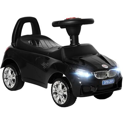 HOMCOM Porteur Enfants Voiture avec Coffre à Jouets 18-36 Mois Noir HOMCOM Porteur Enfants Voiture avec Coffre à Jouets 18-36 Mois Noir