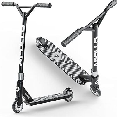 Apollo Genius Pro Trottinette Stunt pour enfant à partir de 6 ans, robuste, avec roulement à billes ABEC 9, trottinette acrobatique puissante, idéale également comme trottinette de ville Apollo Genius Pro Trottinette Stunt pour enfant à partir de 6 ans, robuste, avec roulement à billes ABEC 9, trottinette acrobatique puissante, idéale également comme trottinette de ville