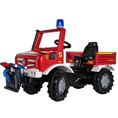 ROLLY TOYS Unimog 038299 Voiture à pédale avec treuil à partir de 3 ans Camion de pompier à conduire soi-même avec pneus silencieux Véhicule à pédale à partir de 3 ans ROLLY TOYS Unimog 038299 Voiture à pédale avec treuil à partir de 3 ans Camion de pompier à conduire soi-même avec pneus silencieux Véhicule à pédale à partir de 3 ans