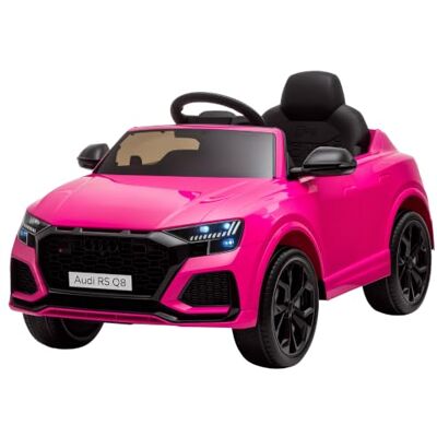 HOMCOM Voiture Électrique Enfants sous Licence Audi RS Q8 6 V 3-5 Ans Rose HOMCOM Voiture Électrique Enfants sous Licence Audi RS Q8 6 V 3-5 Ans Rose