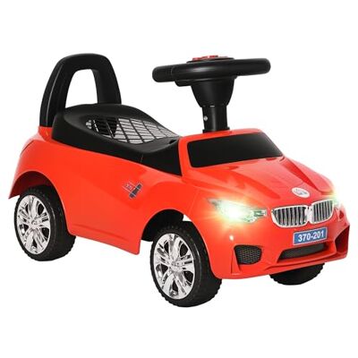 HOMCOM Porteur Enfants Voiture avec Coffre à Jouets 18-36 Mois Rouge HOMCOM Porteur Enfants Voiture avec Coffre à Jouets 18-36 Mois Rouge