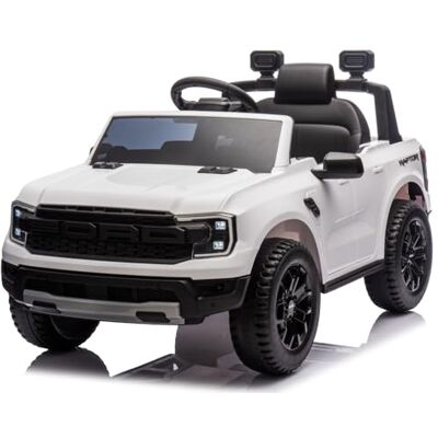 Sun Ford Raptor Voiture Électrique Enfant 3-6 Ans 12V Blanc Sun Ford Raptor Voiture Électrique Enfant 3-6 Ans 12V Blanc
