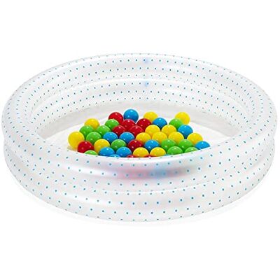 Bestway ® Up, In & Over™ Pataugeoire avec balles assorties 91 x 20 cm Bestway ® Up, In & Over™ Pataugeoire avec balles assorties 91 x 20 cm
