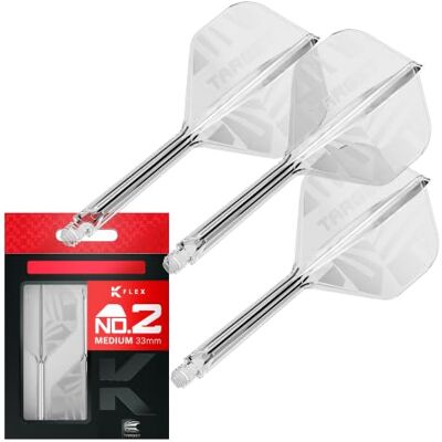Target Darts Patterned K-Flex No.2 Flights & Shafts, Alle Maten Short/Intermediate/Medium, Zwart/Transparant/Rood, patroon, All-in-One Dart Flight-Schaft-Systeem, Kflex Target Darts Patterned K-Flex No.2 Flights & Shafts, Alle Maten Short/Intermediate/Medium, Zwart/Transparant/Rood, patroon, All-in-One Dart Flight-Schaft-Systeem, Kflex