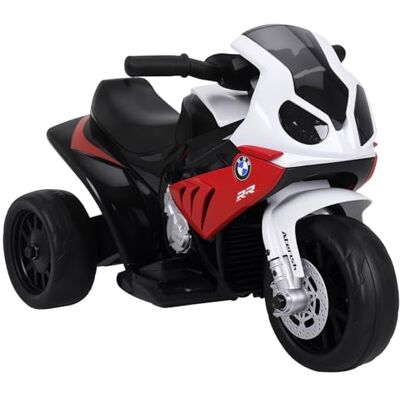 HOMCOM Moto Électrique Enfants sous Licence BMW S1000 RR 3 Roues 6V Rouge HOMCOM Moto Électrique Enfants sous Licence BMW S1000 RR 3 Roues 6V Rouge