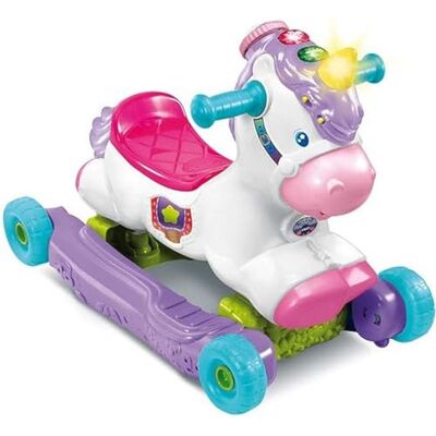 VTech Cléo, Ma Licorne Basculo, Porteur et Trotteur Bébé, Jouet Licorne, Version FR VTech Cléo, Ma Licorne Basculo, Porteur et Trotteur Bébé, Jouet Licorne, Version FR