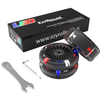 EzyRoller Classic Drifter Roue de rechange en polyuréthane avec outil pour véhicule pour enfant Trike EzyRoller Classic Drifter Roue de rechange en polyuréthane avec outil pour véhicule pour enfant Trike
