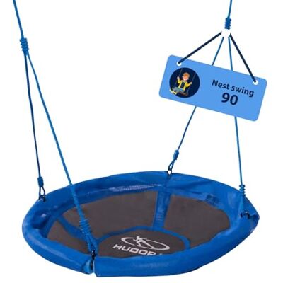 HUDORA Balançoire, acier, bleu/gris, 90 cm HUDORA Balançoire, acier, bleu/gris, 90 cm