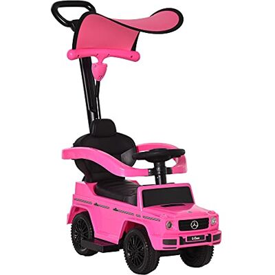 HOMCOM Porteur Enfants Voiture Enfant Multi-Équipée 12-36 Mois Rose HOMCOM Porteur Enfants Voiture Enfant Multi-Équipée 12-36 Mois Rose