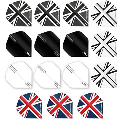 Dragon Hardcore Pack de sélection Extra Épais Standard Fléchettes Dart Flights Dragon Hardcore Pack de sélection Extra Épais Standard Fléchettes Dart Flights