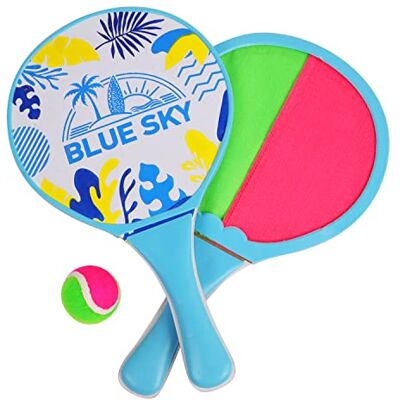 Blue Sky 2 Raquettes De Plage Scratch Double Face Scratch Ball Jeu de Raquette 040714A Vert Velcro 33 cm x 19 cm Jouet Enfant Adulte Jeu de Plein Air À Partir de 3 ans Blue Sky 2 Raquettes De Plage Scratch Double Face Scratch Ball Jeu de Raquette 040714A Vert Velcro 33 cm x 19 cm Jouet Enfant Adulte Jeu de Plein Air À Partir de 3 ans