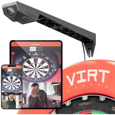 Target Darts Virt Dartbord Camera Systeem Virt Cam voor Dartbord, Dart Camera's voor Live Darts, Interactieve Darts met DartCounter App, Compatibel met Corona Light Target Darts Virt Dartbord Camera Systeem Virt Cam voor Dartbord, Dart Camera's voor Live Darts, Interactieve Darts met DartCounter App, Compatibel met Corona Light