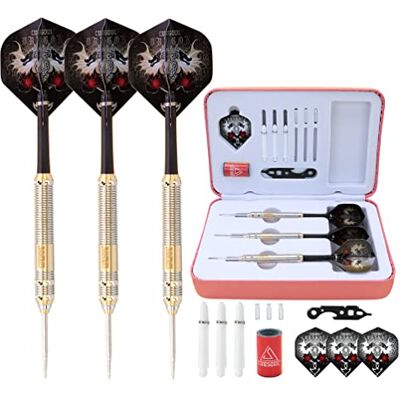 CUESOUL 23 Grams Steel Tip Darts avec Luxe PU FL¨¦chettes Cas Dragon S¨¦rie 002 CUESOUL 23 Grams Steel Tip Darts avec Luxe PU FL¨¦chettes Cas Dragon S¨¦rie 002