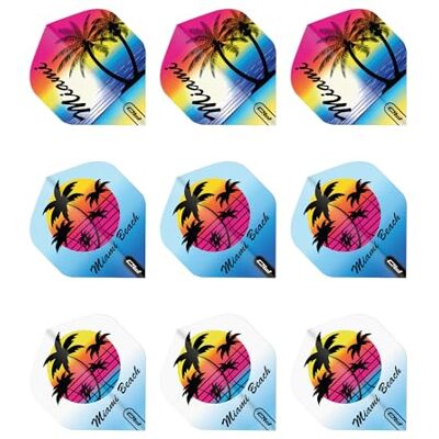 Dragon Darts – Pack de 9 plumes de fléchettes extra épaisses de 100 microns – Forme standard – Accessoires de fléchettes professionnels Dragon Darts – Pack de 9 plumes de fléchettes extra épaisses de 100 microns – Forme standard – Accessoires de fléchettes professionnels