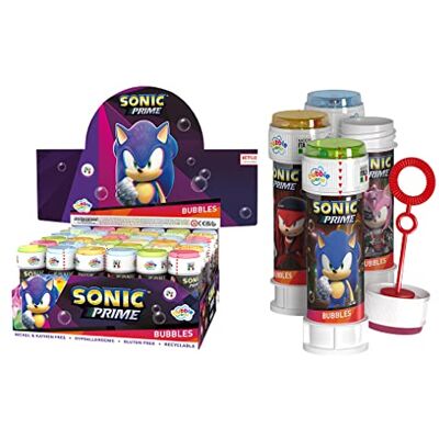 Dulcop Pack de 36 Bulles Sonic Bulles de Savon 60 Ml 047338PA Noir Plastique Licence Officiel Jouet Enfant Jeu de Plein air À Partir de 3 ans Dulcop Pack de 36 Bulles Sonic Bulles de Savon 60 Ml 047338PA Noir Plastique Licence Officiel Jouet Enfant Jeu de Plein air À Partir de 3 ans